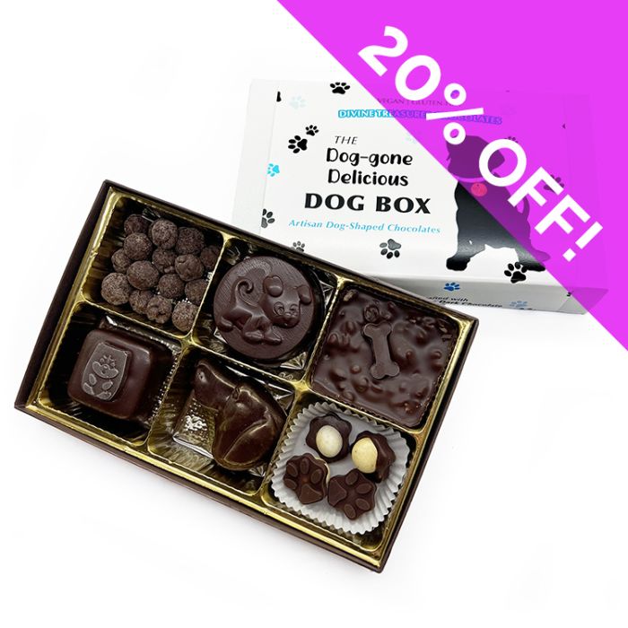 Doggone Delicious Dog-Themed Vegan Chocolates | The PETA Shop