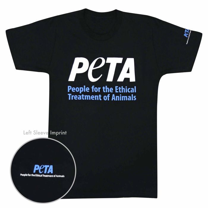 Sømil pistol Pilgrim PETA Logo T-Shirt