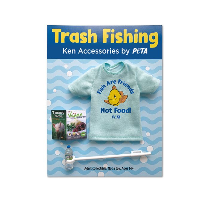 Trash Fishing Ken Accessories