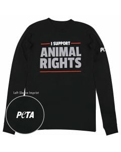 I Support Animal Rights Long-Sleeve Organic T-Shirt