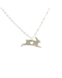 PETA Bunny Recycled Aluminum Necklace