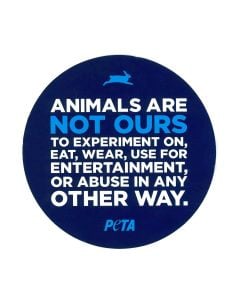 PETA Mission Statement Bumper Sticker