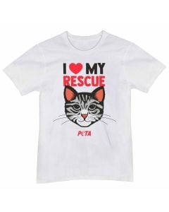 I Heart My Rescue Cat T-Shirt