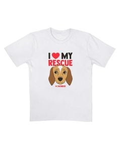 PETA Kids I Heart My Rescued Dog T-Shirt
