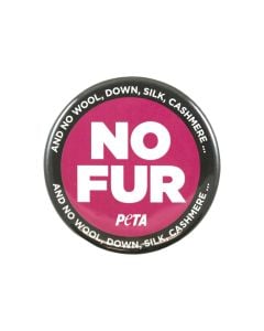 No Fur Button