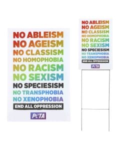 End All Oppression Yard Sign
