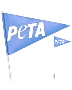 PETA Bike Flag