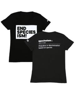 End Speciesism Campaign Fitted T-Shirt