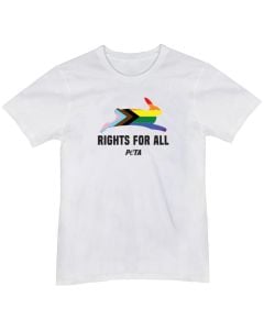 PETA Pride Rainbow Bunny T-Shirt