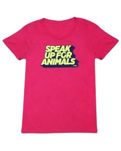 Speak Up For Animals Fitted T-Shirt