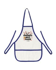 Friends, Not Food Apron for Kids