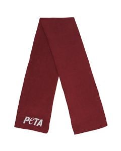 PETA Logo Fleece Scarf
