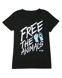 Free The Animals Fitted T-Shirt