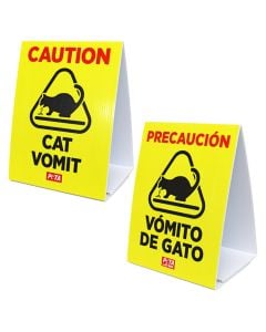 Caution: Cat Vomit Sign