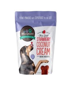 Strawberry Coconut Cream Organic Vegan Dog Treats