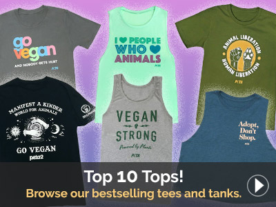 Top 10 Tops! Bestselling tees and tanks.